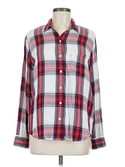 Pre-owned Levi's Long Sleeve Button Down Shirt In Red