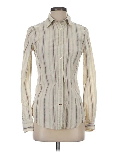 Pre-owned Levi's Long Sleeve Button Down Shirt In White