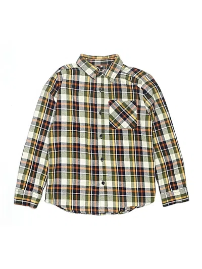 Pre-owned Levi's Kids'  Long Sleeve Button Down Shirt In Yellow