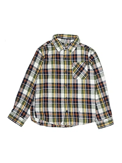 Pre-owned Levi's Kids'  Long Sleeve Button Down Shirt In Yellow