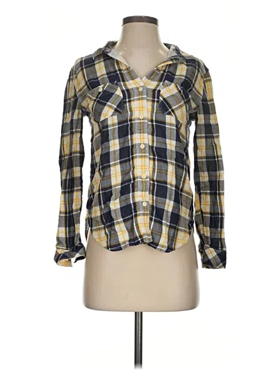 Pre-owned Levi's Long Sleeve Button Down Shirt In Yellow