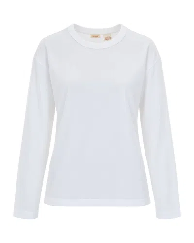 Levi's Long Sleeve Crew Neck T-shirt In Yellow
