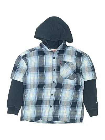 Pre-owned Levi's Kids'  Long Sleeve Top Blue Tops