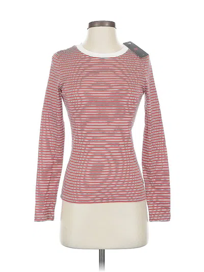 Pre-owned Levi's Long Sleeve Top Red Boatneck Tops