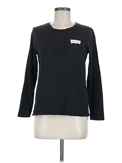 Pre-owned Levi's Long Sleeve T-shirt In Black