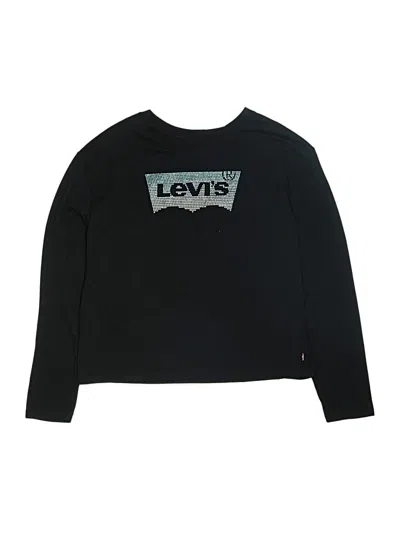 Pre-owned Levi's Kids'  Long Sleeve T-shirt In Black