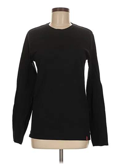 Pre-owned Levi's Long Sleeve T-shirt In Black