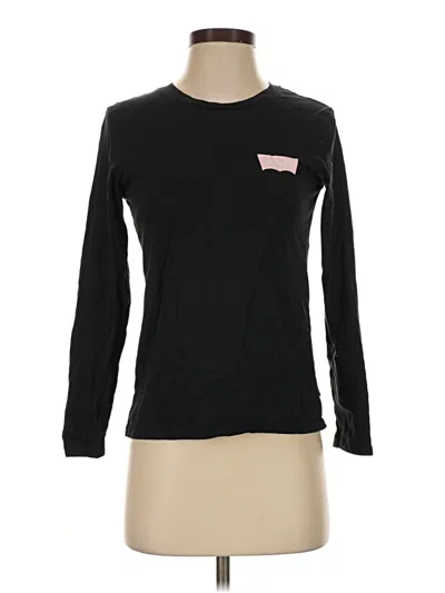 Pre-owned Levi's Long Sleeve T-shirt In Black