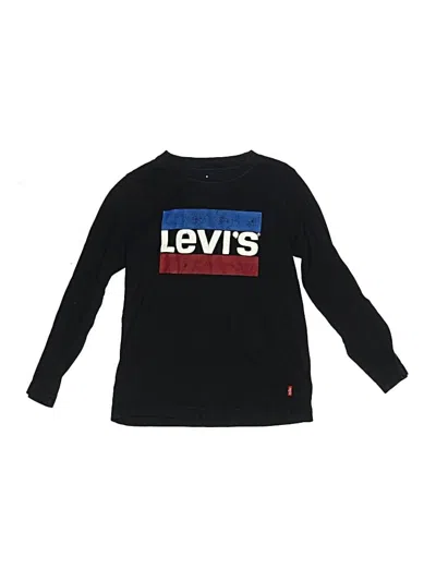 Pre-owned Levi's Kids'  Long Sleeve T-shirt In Black