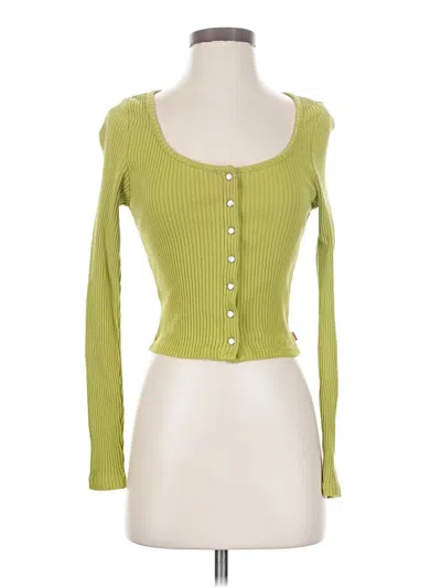 Pre-owned Levi's Long Sleeve T-shirt In Green