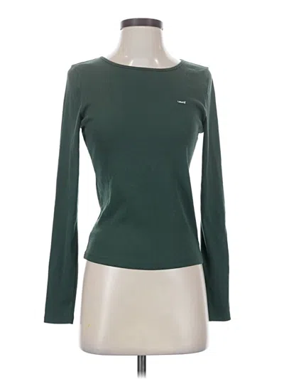 Pre-owned Levi's Long Sleeve T-shirt In Green