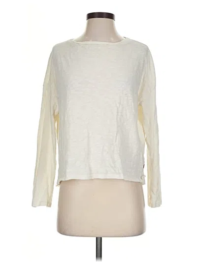 Pre-owned Levi's Long Sleeve T-shirt In Ivory