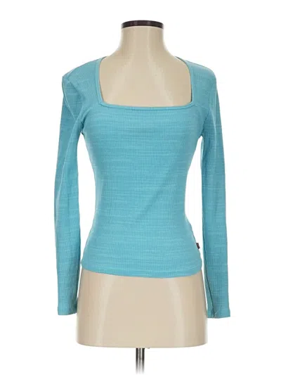 Pre-owned Levi's Long Sleeve T-shirt In Teal