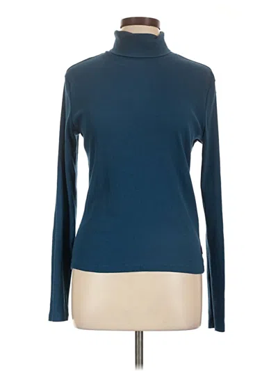 Pre-owned Levi's Long Sleeve Turtleneck In Blue