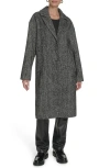 Levi's Longline Coat In Gray