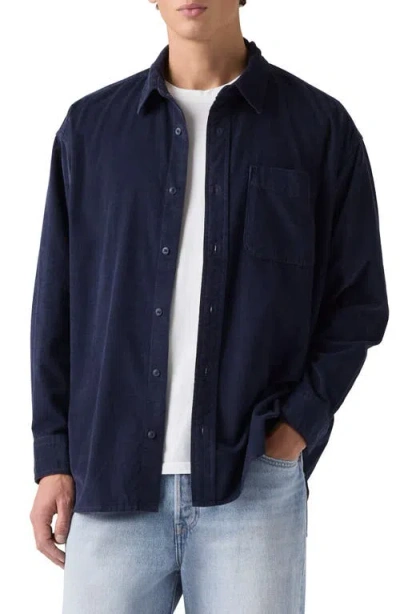Levi's Loose Fit Cotton Button-up Shirt In Blue