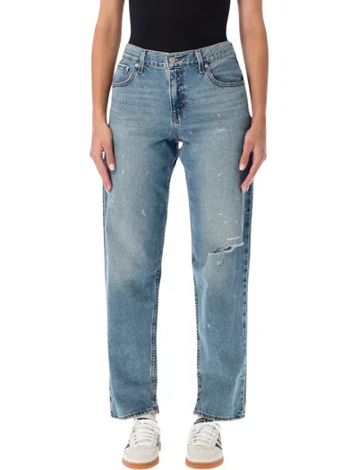 Levi's Loose Taper Mid-rise Jeans With Adjustable Back Waist Tab (women's) In Blue