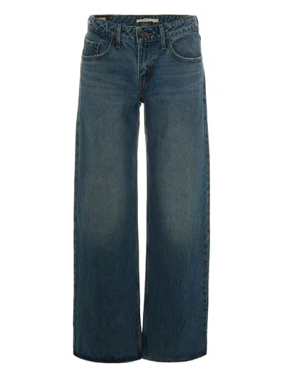 Levi's Low Loose Rescued City Clothing In Blue