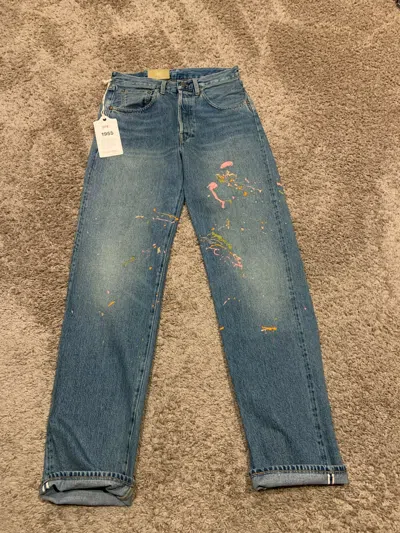 Pre-owned Levi's Lvc 1955 501 Xx Selvedge Jeans Men's 28x34 Rt$345 0065 In Blue