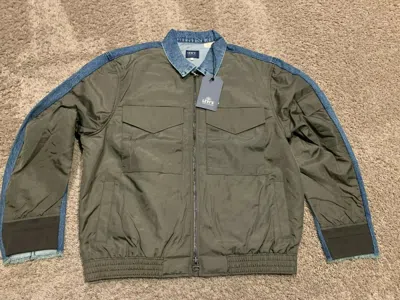 Pre-owned Levi's Made & Crafted Spliced Bomber Trucker Jacket Men's Large Rt$498 B12 In Multicolor