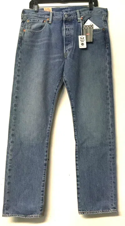 Pre-owned Levi's Made In Usa 501 Original Fit Jeans Cone Cotton Stonewashed Mens 36/30 In Blue