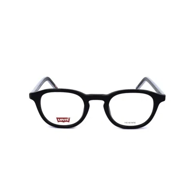Levi's Men's Black Rectangular Eyeglass Frames Lv-1029-2