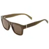 Levi's Men's Fashion 52mm Green Sunglasses Lv1026s-01ed-70 In Brown