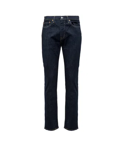 Levi's Mid Rise Straight Leg Jeans In Black