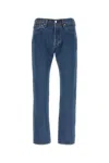 Levi's Logo Patch Jeans In Blue