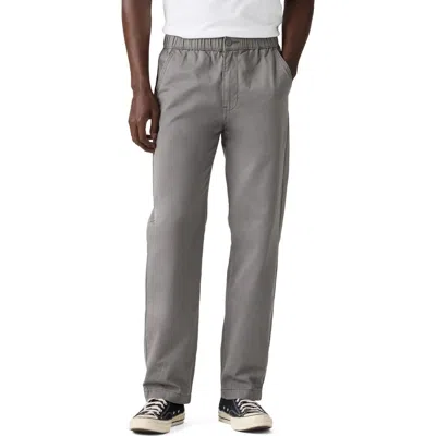 Levi's Pull-on Relaxed Straight Leg Twill Pants In Red