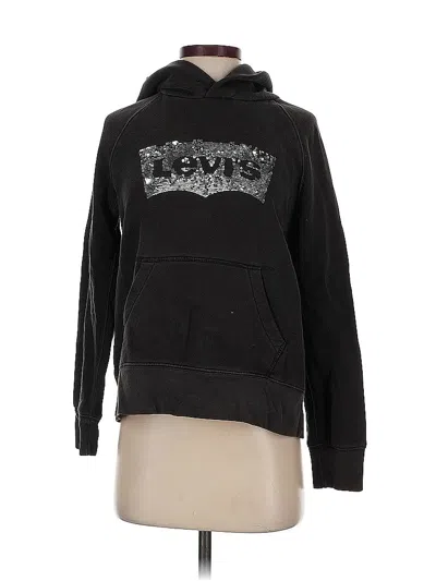 Pre-owned Levi's Pullover Hoodie In Black