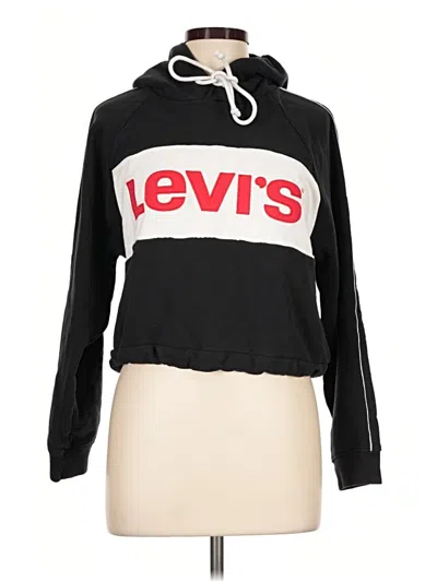 Pre-owned Levi's Pullover Hoodie In Black