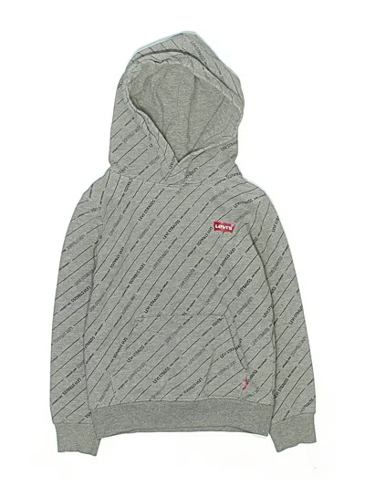 Pre-owned Levi's Kids'  Pullover Hoodie In Gray