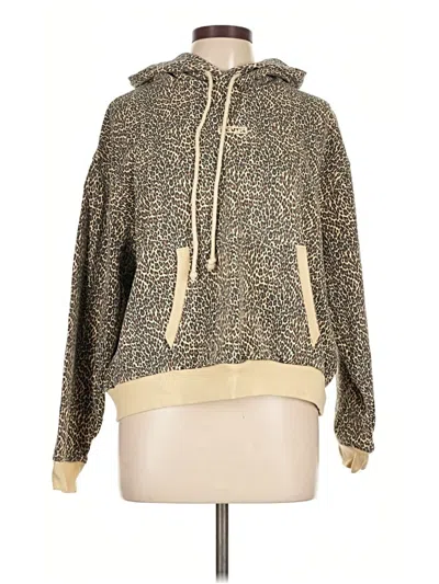 Pre-owned Levi's Pullover Hoodie In Tan