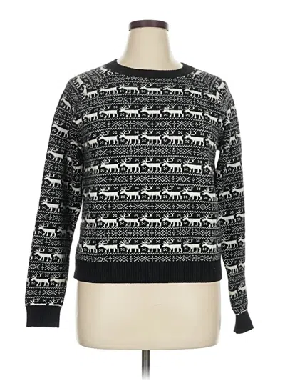 Pre-owned Levi's Pullover Sweater In Black