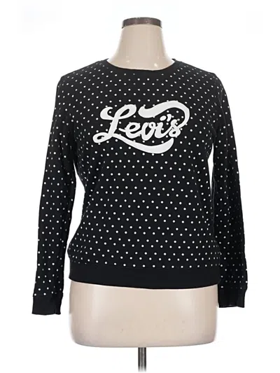 Pre-owned Levi's Pullover Sweater In Black