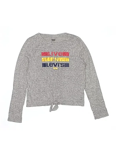 Pre-owned Levi's Kids'  Pullover Sweater In Gray