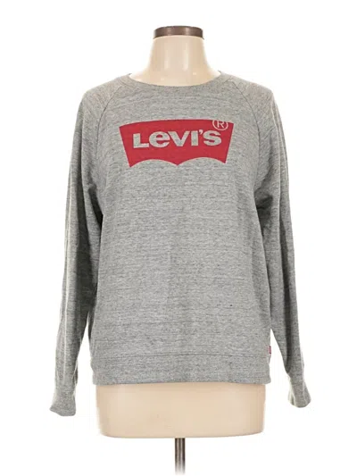 Pre-owned Levi's Pullover Sweater In Gray