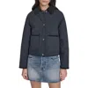 Levi's Quilted Barn Jacket In Black