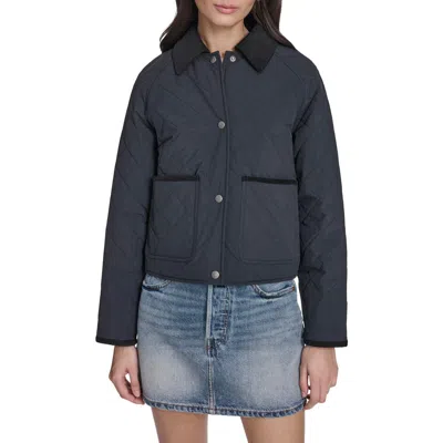 Levi's Quilted Barn Jacket In Black