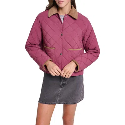 Levi's Quilted Barn Jacket In Purple