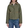 Levi's Quilted Barn Jacket In Green