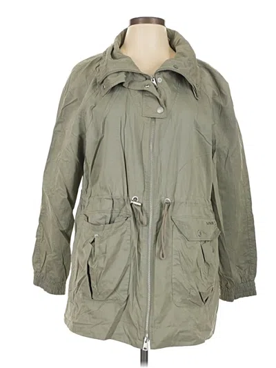 Pre-owned Levi's Raincoat In Green