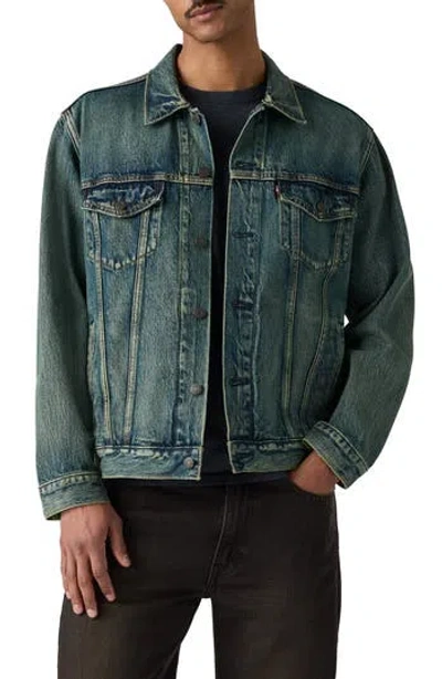 Levi's Relaxed Fit Denim Trucker Jacket In Multi