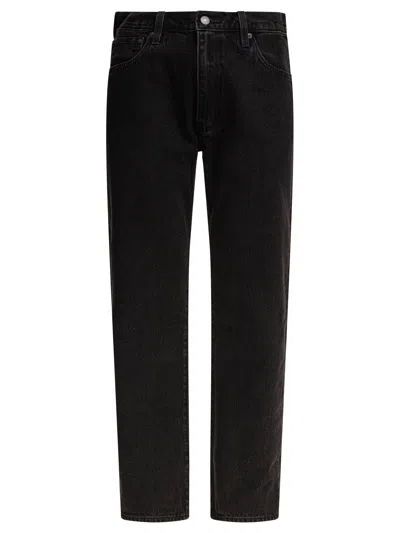 Levi's Relaxed Straight Jeans - Men's Mid-rise Fit In Black