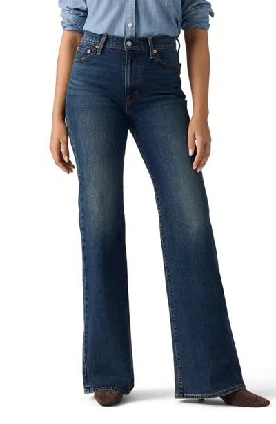 Levi's Ribcage High Waist Flare Jeans In Blue