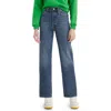 Levi's Ribcage High Waist Straight Leg Jeans In Blue