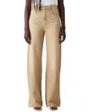 Levi's Ribcage Wide Leg H223 Scraped Travertine Wide Jean In Neutral