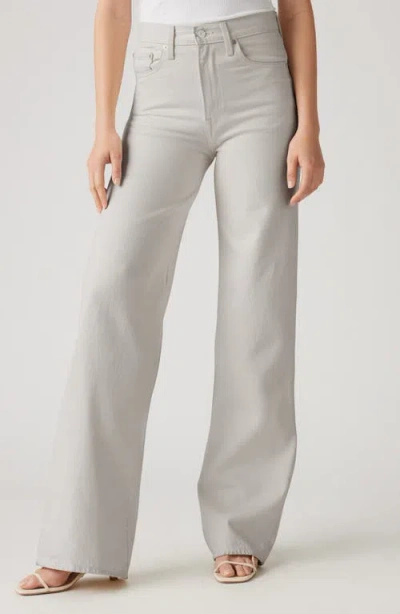 Levi's Ribcage Wide Leg Jeans In Neutral