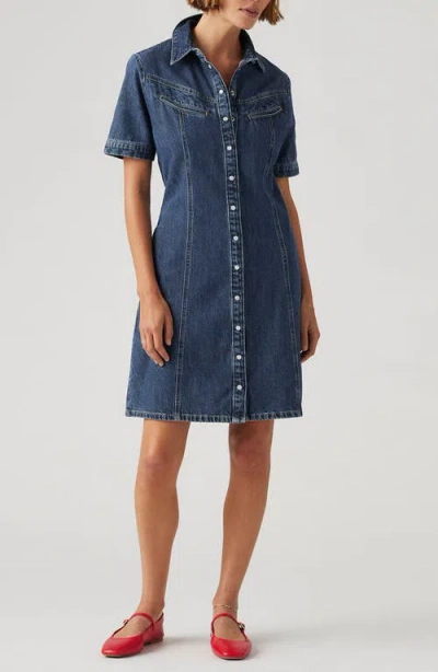 Levi's Rinoa Short Sleeve Denim Shirtdress
